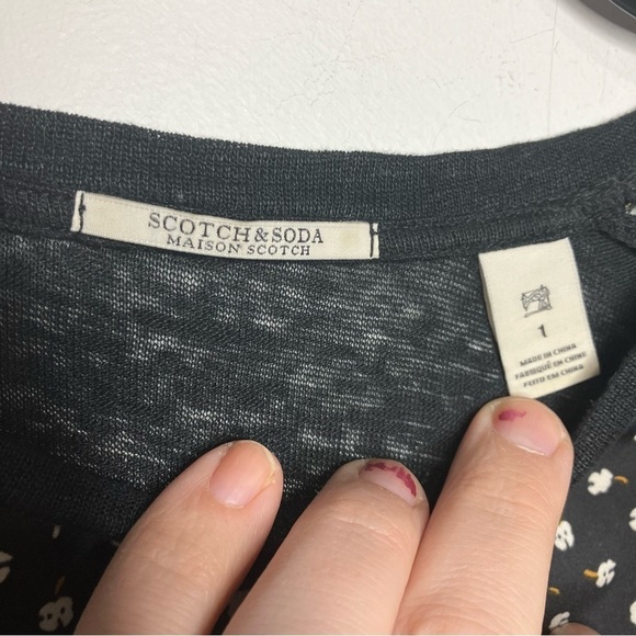 Scotch & Soda linen relaxed fit top size 1 - Picture 5 of 8
